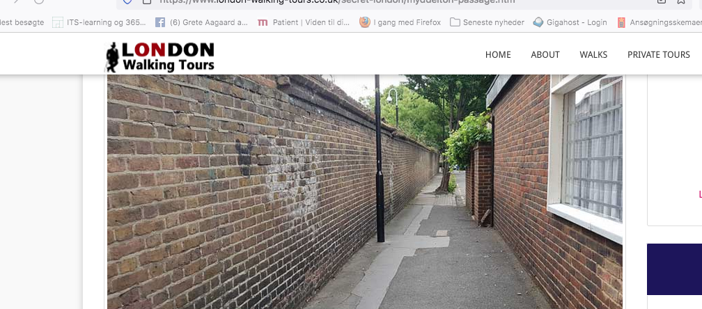 gyden muren london walking tours